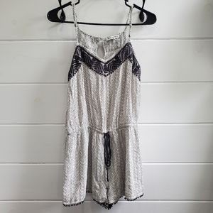 American Eagle | Black & White Romper